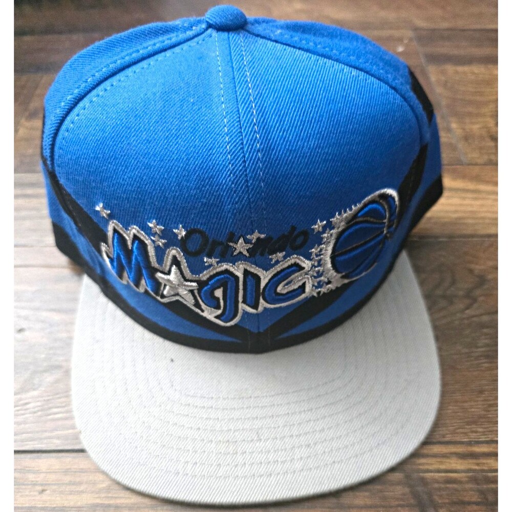Mitchell & Ness Orlando Magic Basketball Snapback Cap Hat Blue Gray Black